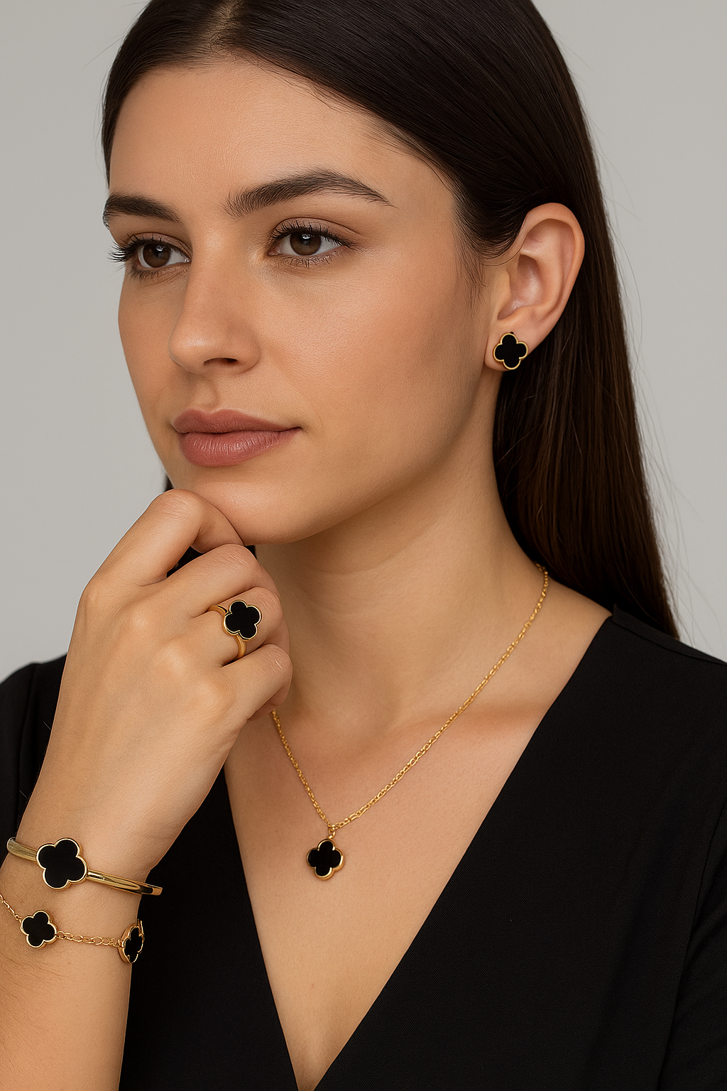 Set Flor Negra Esencial (6 piezas)