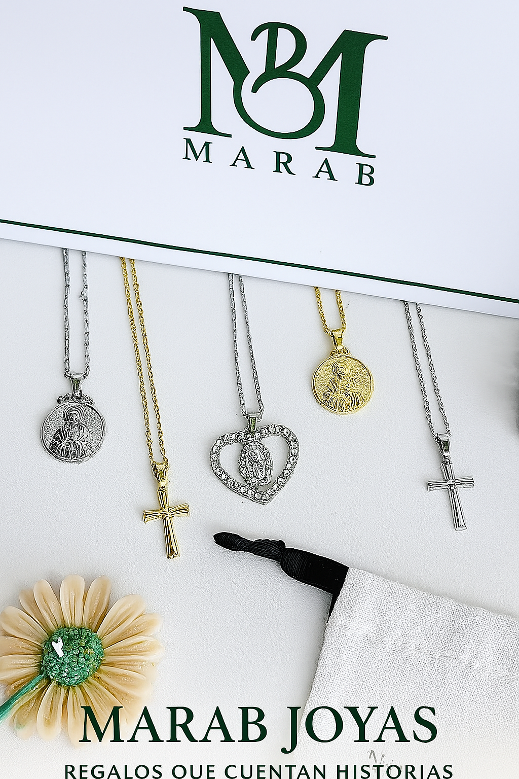 Pack de 6 Dijes Religiosos