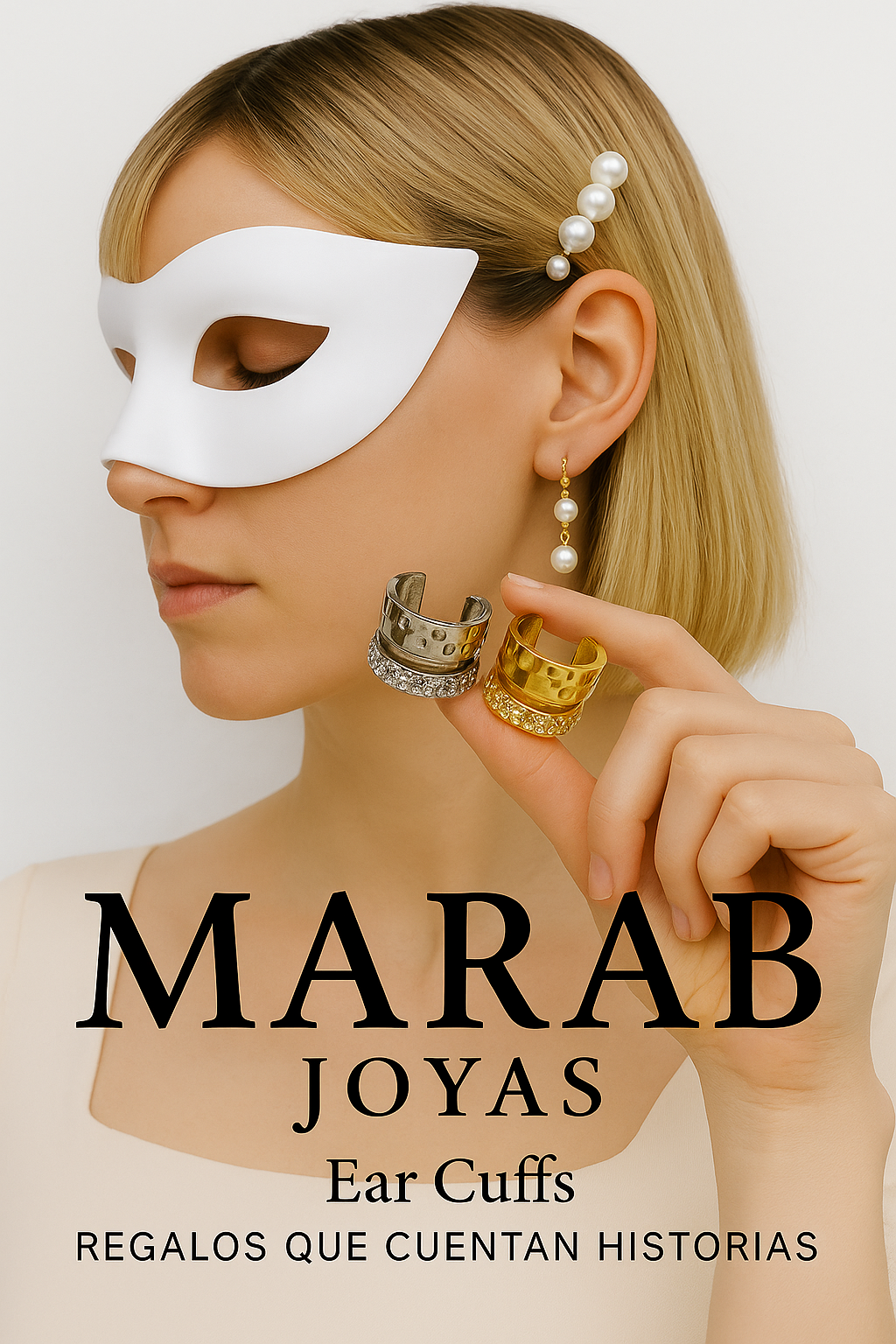Ear Cuffs Anchos (Set Dorado y Plateado)