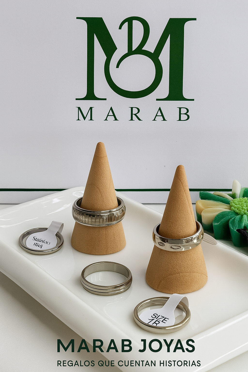 Set de Anillos “Acero & Minimalismo” — Estilo Masculino en Plateado (El Set incluye 5 Unidades)