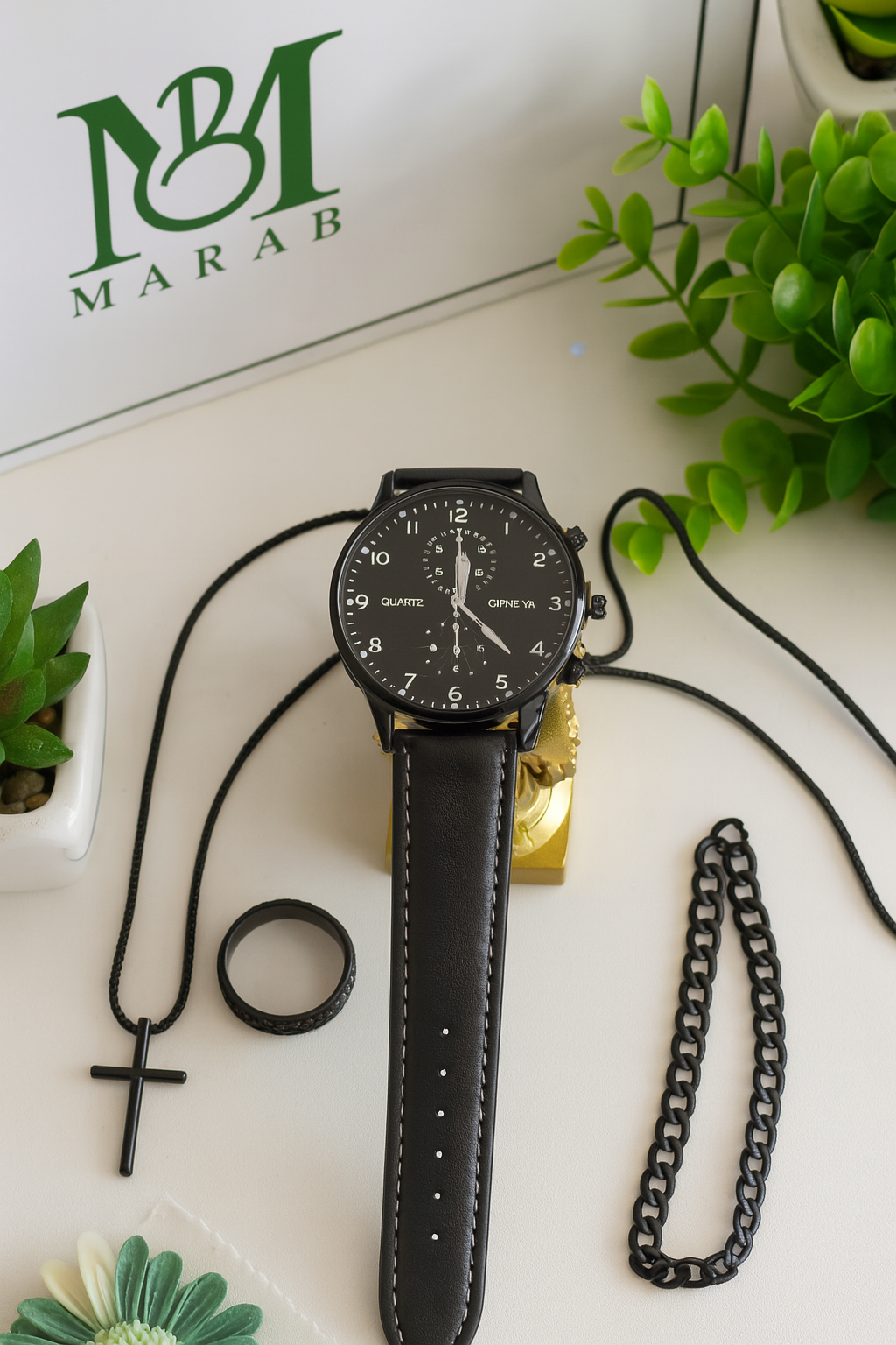Set Ébano Masculino (4 piezas)