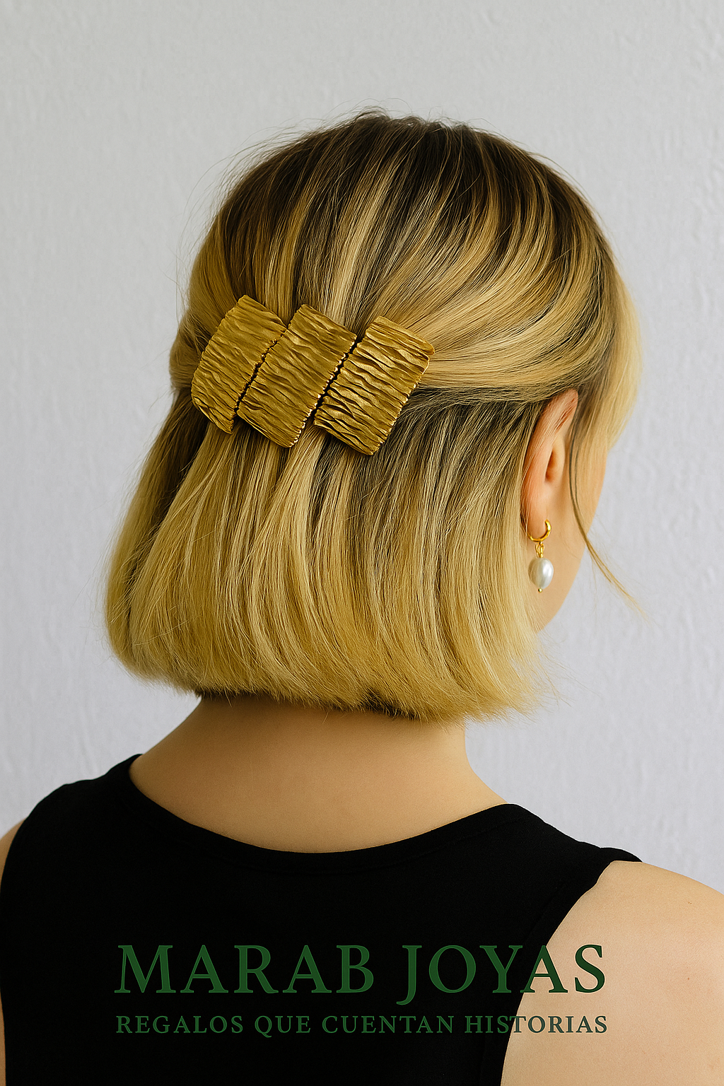 Gomas Doradas para el Cabello (Set 2 piezas)