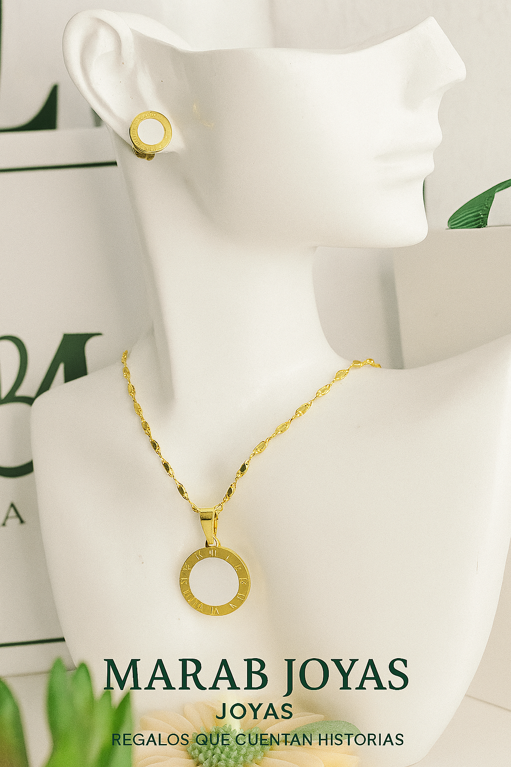 Set “Círculo de Intención” — Collar + Zarcillos