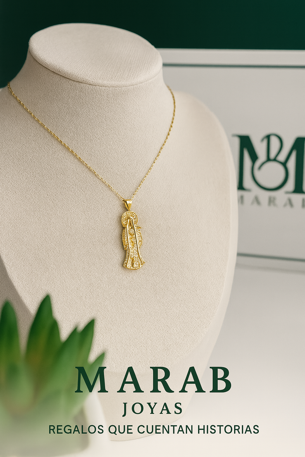 Collar Virgen Dorada