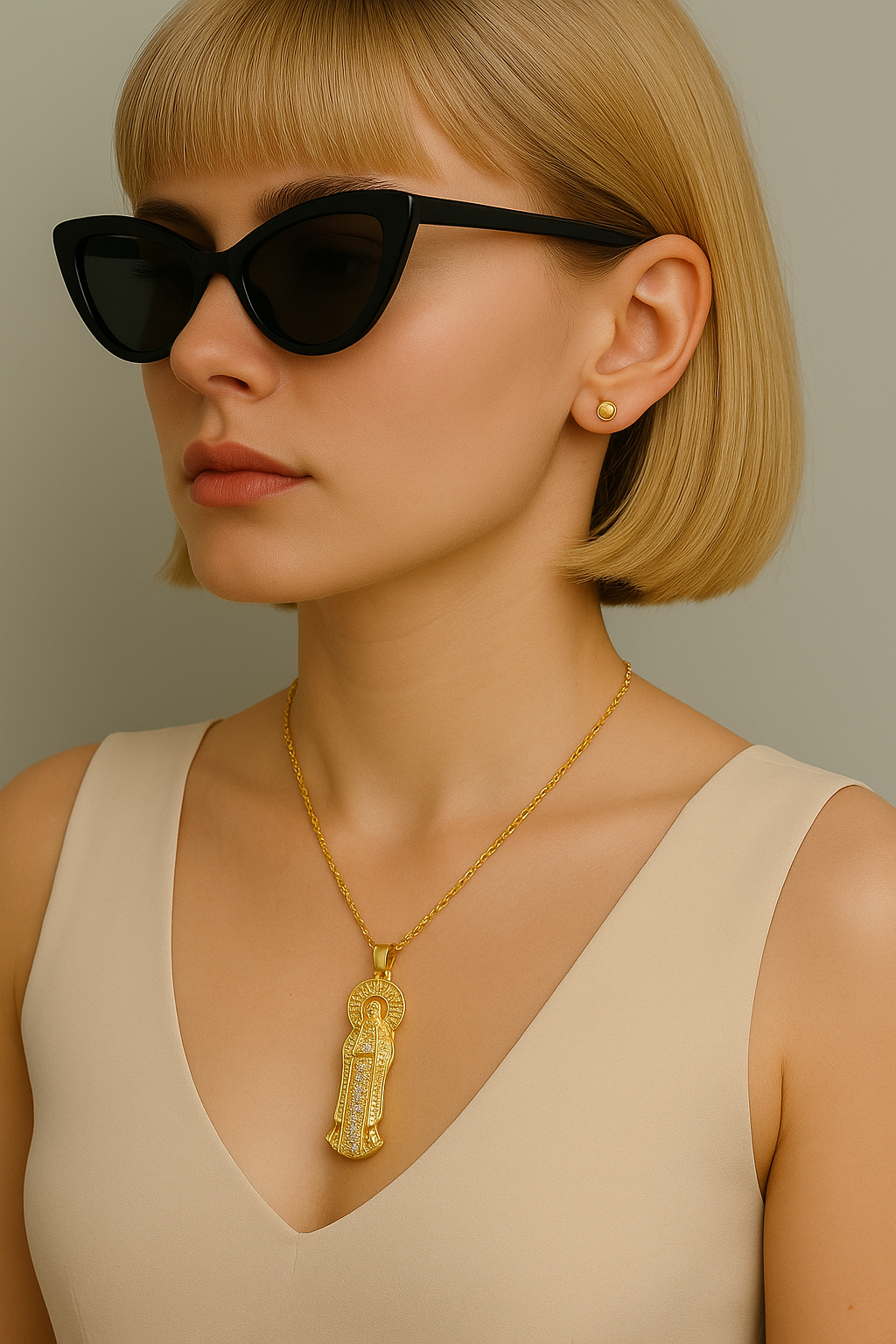 Collar Virgen Dorada