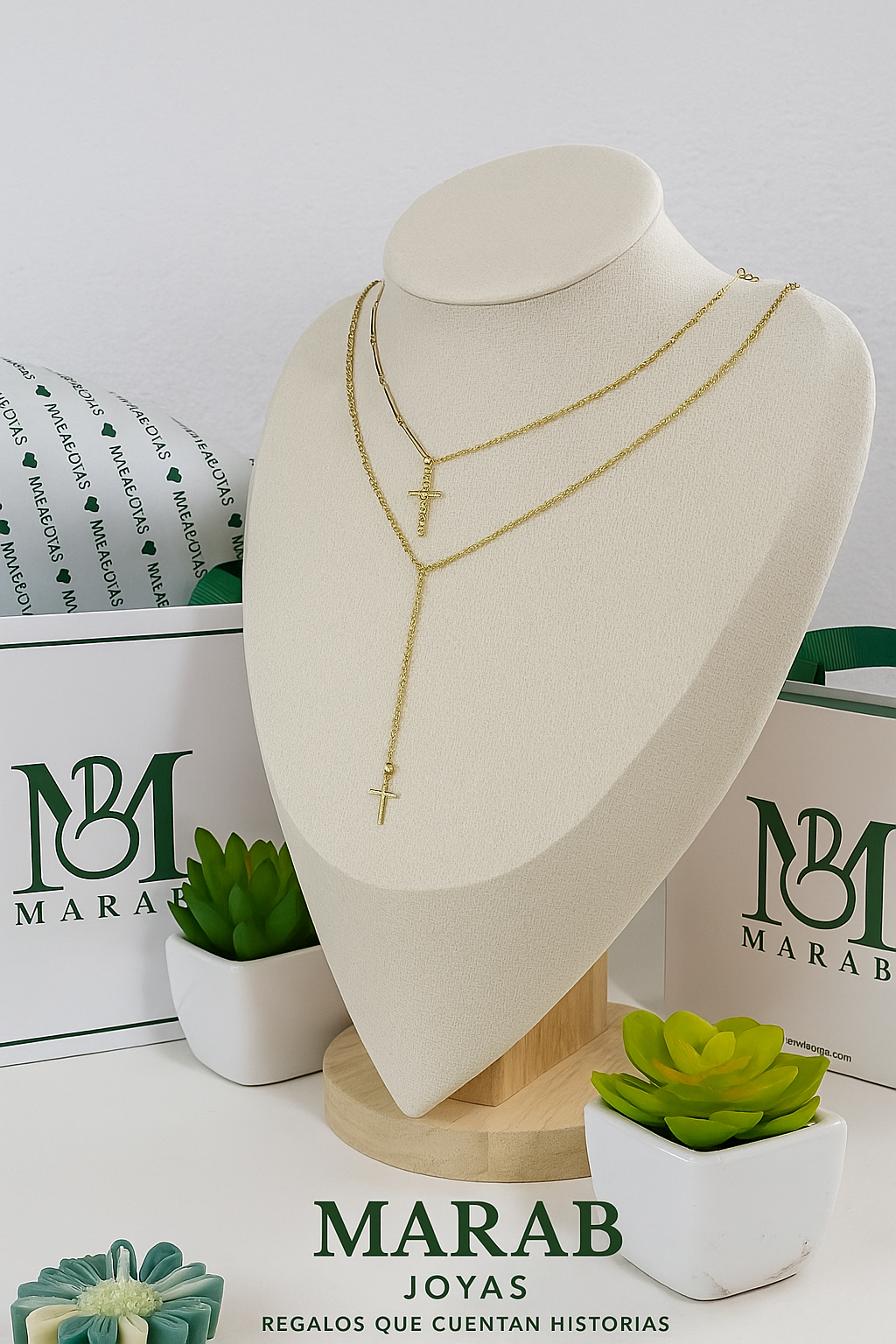 Set Dúo Cruz Dorada