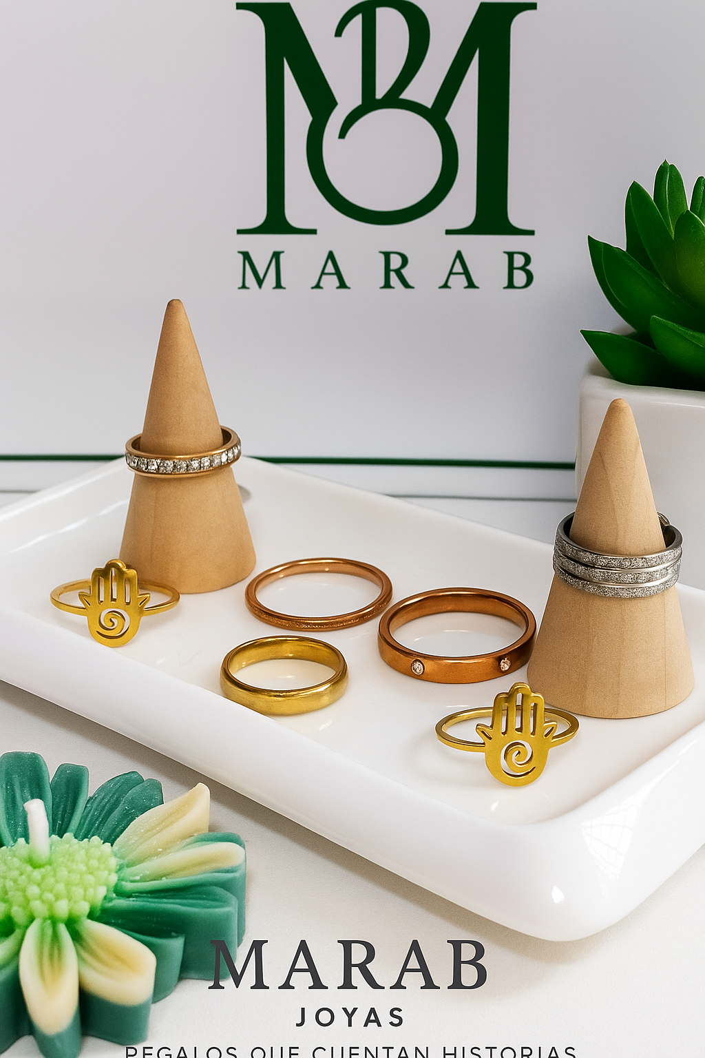 Set de 7 Anillos Esenciales