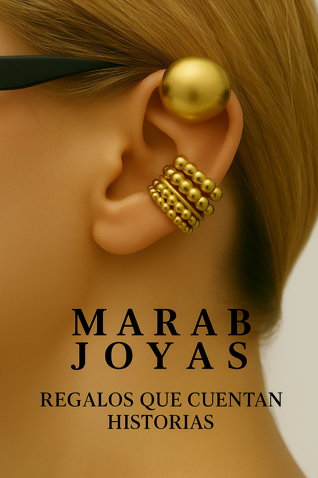 Ear Cuff Dorado “Clásico Bold”