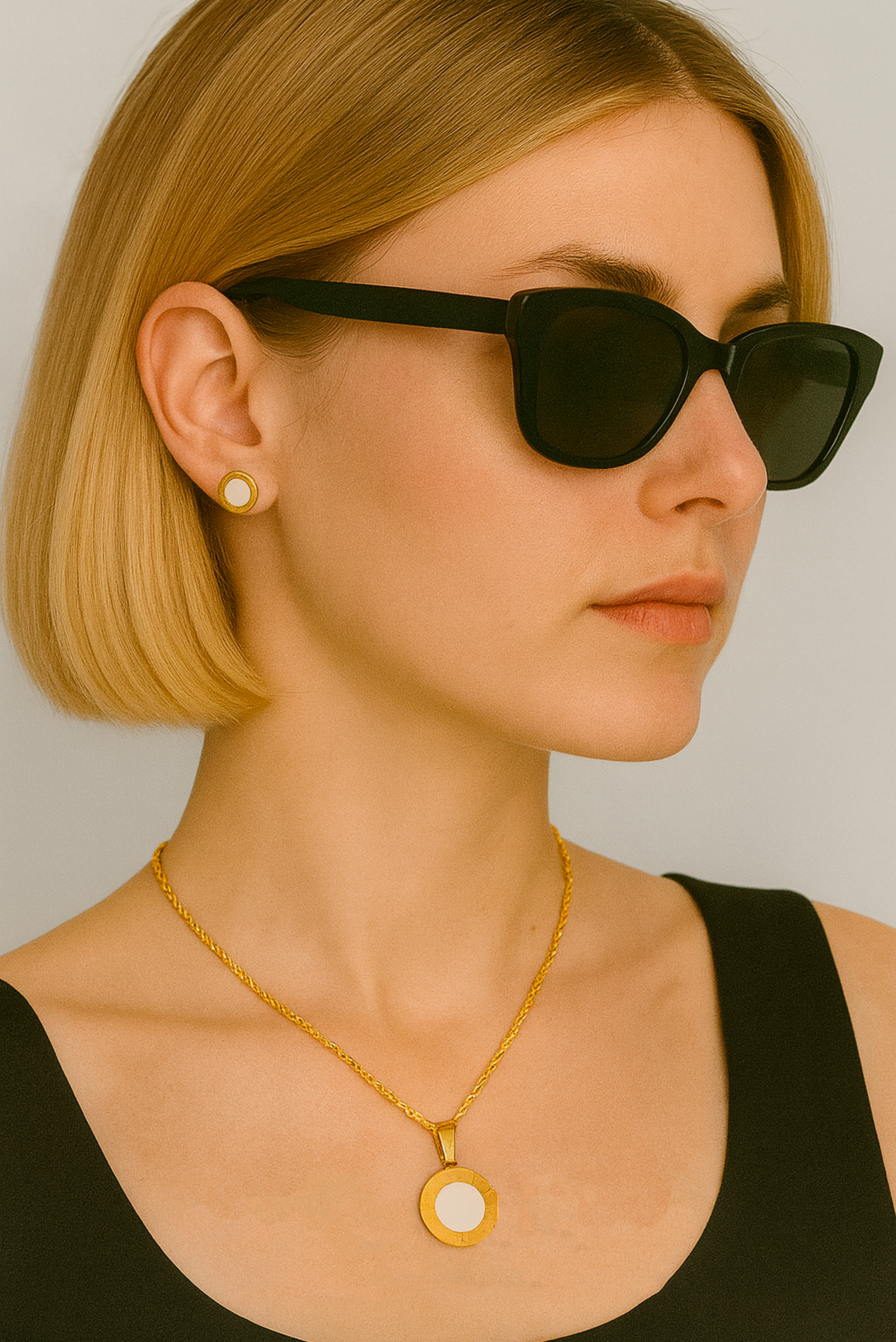 Set “Círculo de Intención” — Collar + Zarcillos