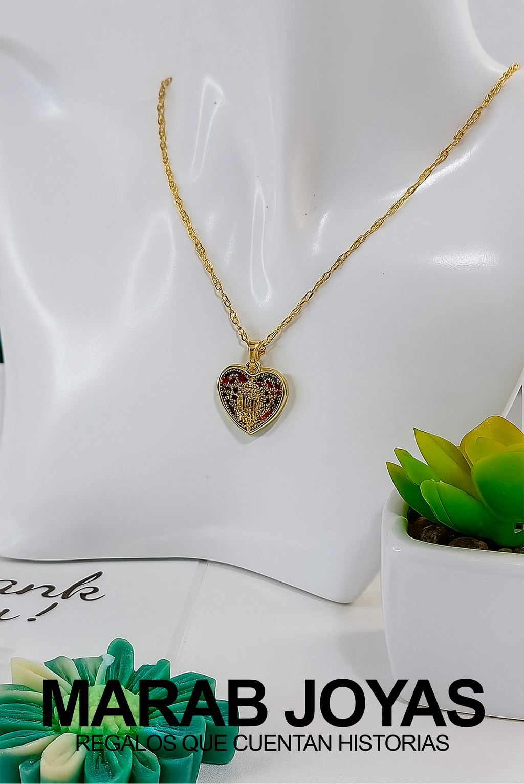 Collar Corazón de Fe