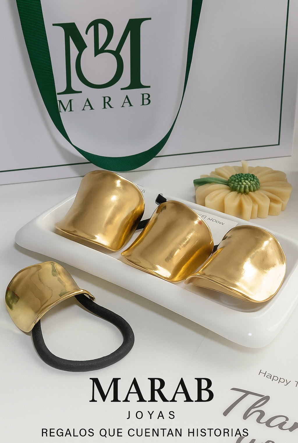 Set de 4 Coletas metálicas